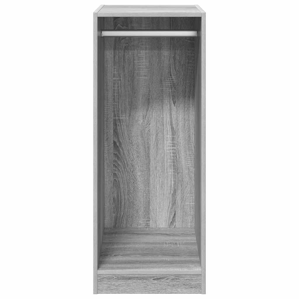 vidaXL Wardrobe Grey Sonoma 48x41x102 cm Engineered Wood 5
