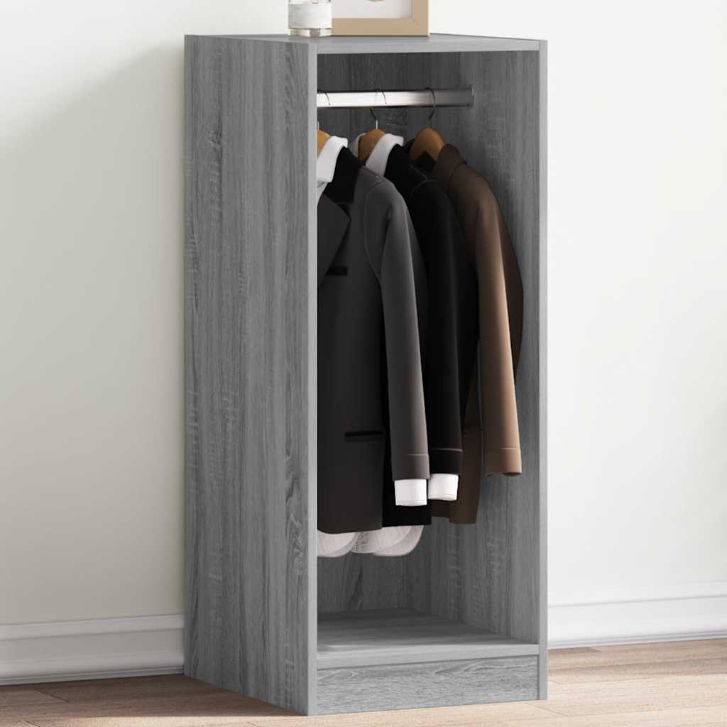 vidaXL Wardrobe Grey Sonoma 48x41x102 cm Engineered Wood 1