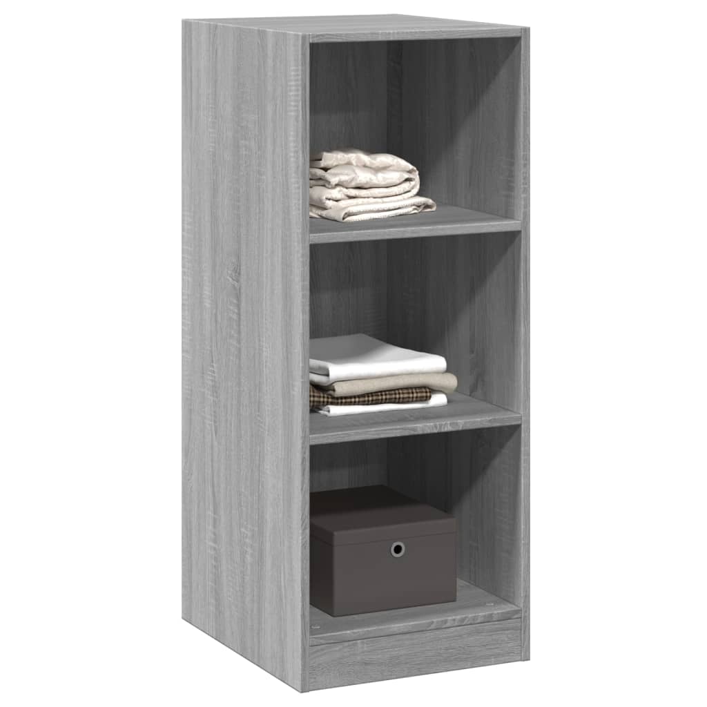 vidaXL Wardrobe Grey Sonoma 48x41x102 cm Engineered Wood 4