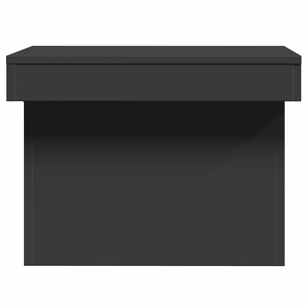 vidaXL Coffee Table Black 100x55x40 cm Engineered Wood 6