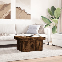 vidaXL Coffee Table Smoked Oak 100x55x40 cm Engineered Wood 3