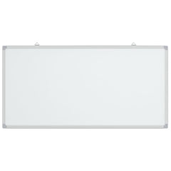 vidaXL Magnetic Whiteboard 100x50x1.7 cm Aluminium 3