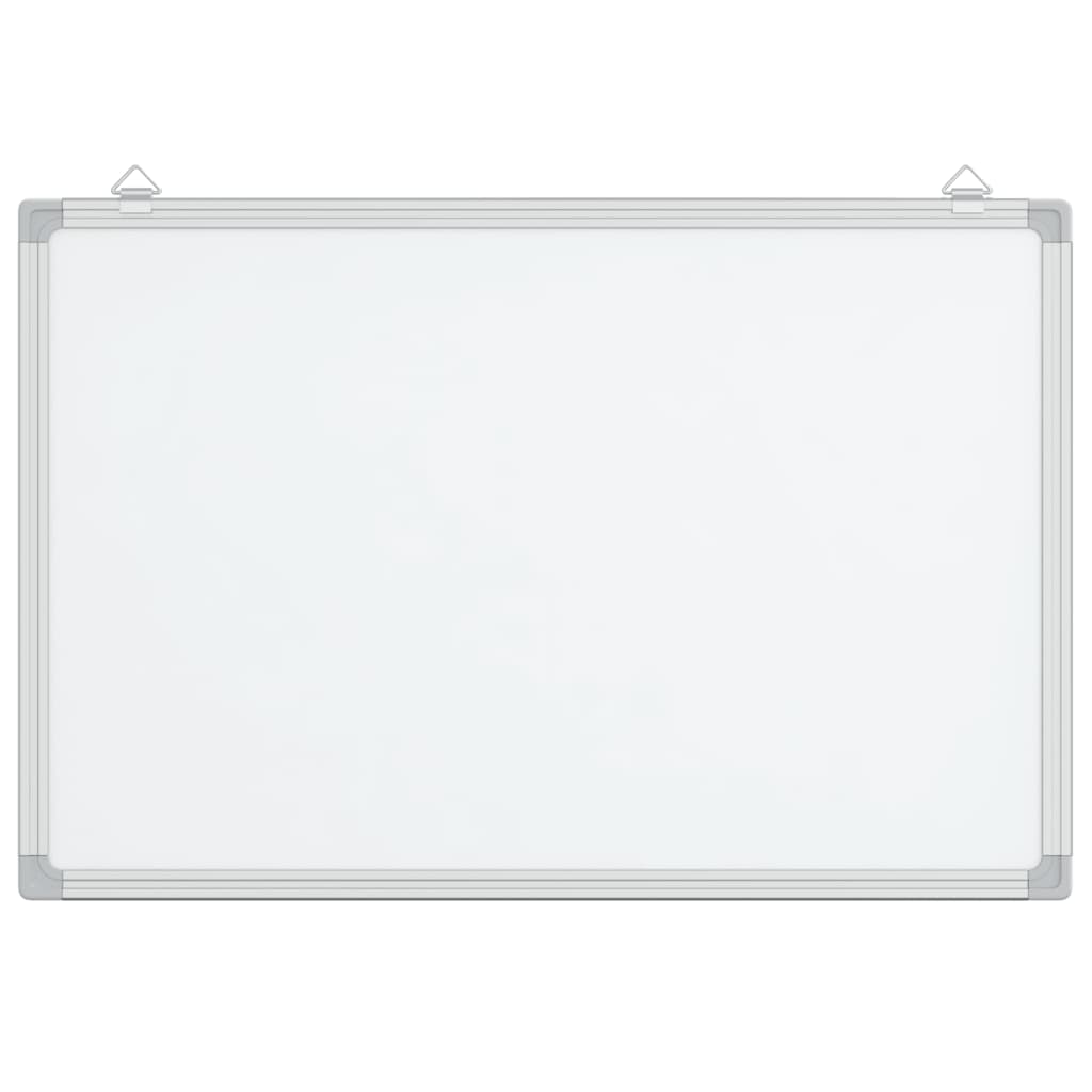 vidaXL Magnetic Whiteboard 80x60x1.7 cm Aluminium 3
