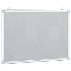 vidaXL Magnetic Whiteboard 80x60x1.7 cm Aluminium 4