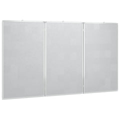 vidaXL Magnetic Whiteboard Foldable 120x100x1.7 cm Aluminium 4