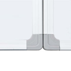 vidaXL Magnetic Whiteboard Foldable 150x100x1.7 cm Aluminium 6