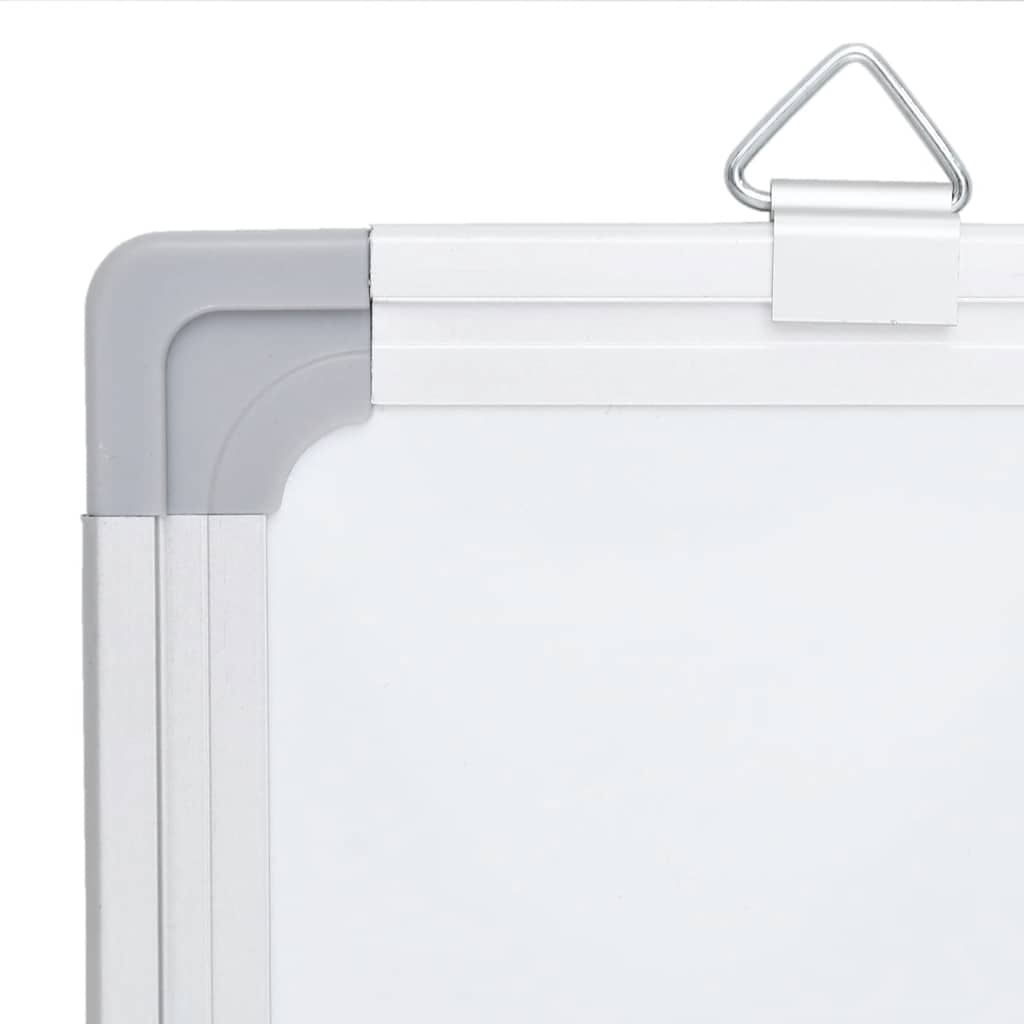 vidaXL Magnetic Whiteboard Foldable 160x40x1.7 cm Aluminium 5