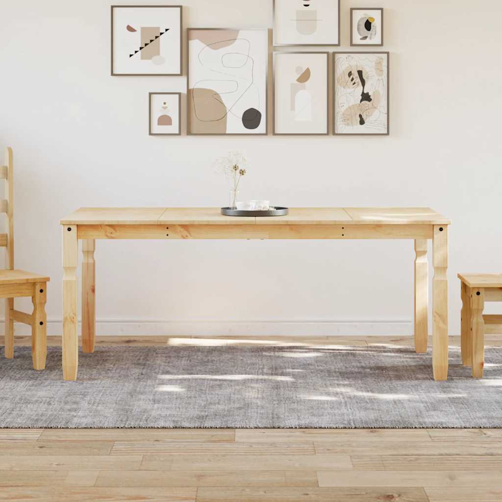 vidaXL Dining Table Corona 180x90x75 cm Solid Wood Pine 1