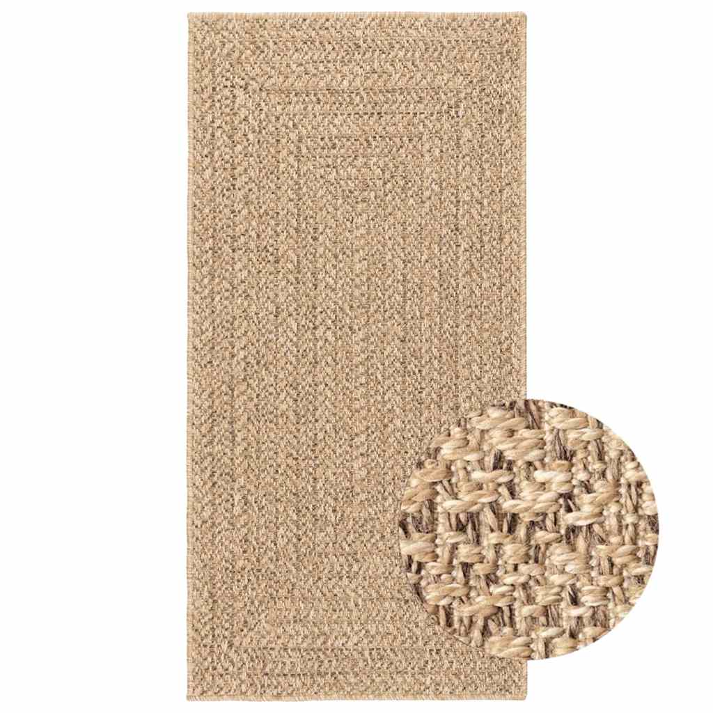 vidaXL Rug ZIZUR 60x110 cm Jute Look Indoor and Outdoor 2