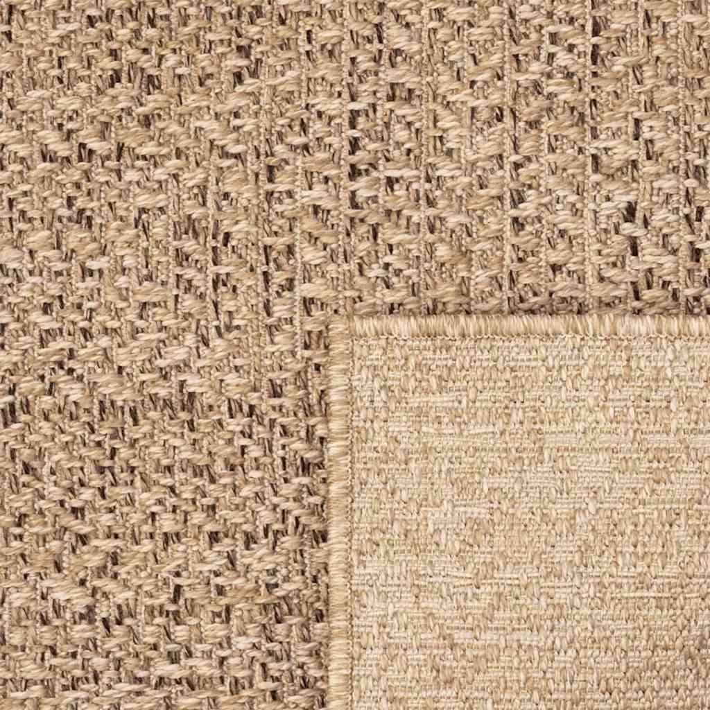 vidaXL Rug ZIZUR 60x110 cm Jute Look Indoor and Outdoor 6