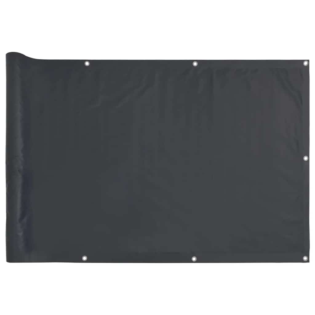 vidaXL Balcony Privacy Screen Anthracite 600x120 cm PVC 2