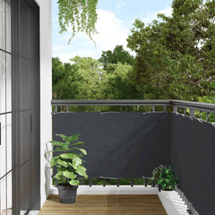 vidaXL Balcony Privacy Screen Anthracite 600x120 cm PVC 1