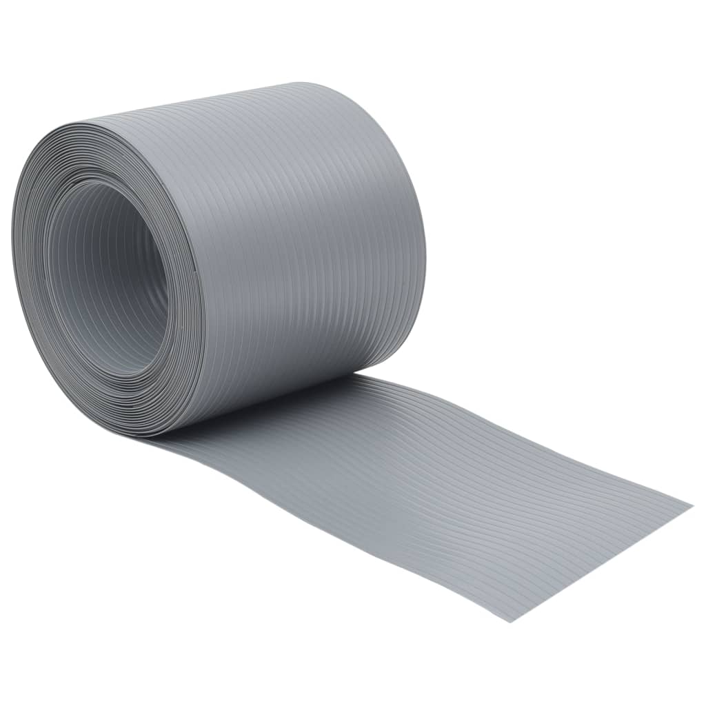 vidaXL Garden Privacy Screens 10 pcs Grey 252.5x19 cm PVC 2