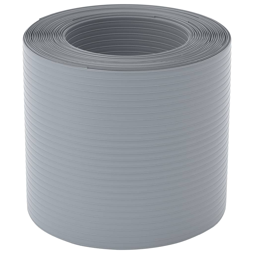 vidaXL Garden Privacy Screens 10 pcs Grey 252.5x19 cm PVC 3