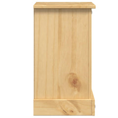 vidaXL Bedside Cabinet Corona 35x32.5x58 cm Solid Wood Pine 5