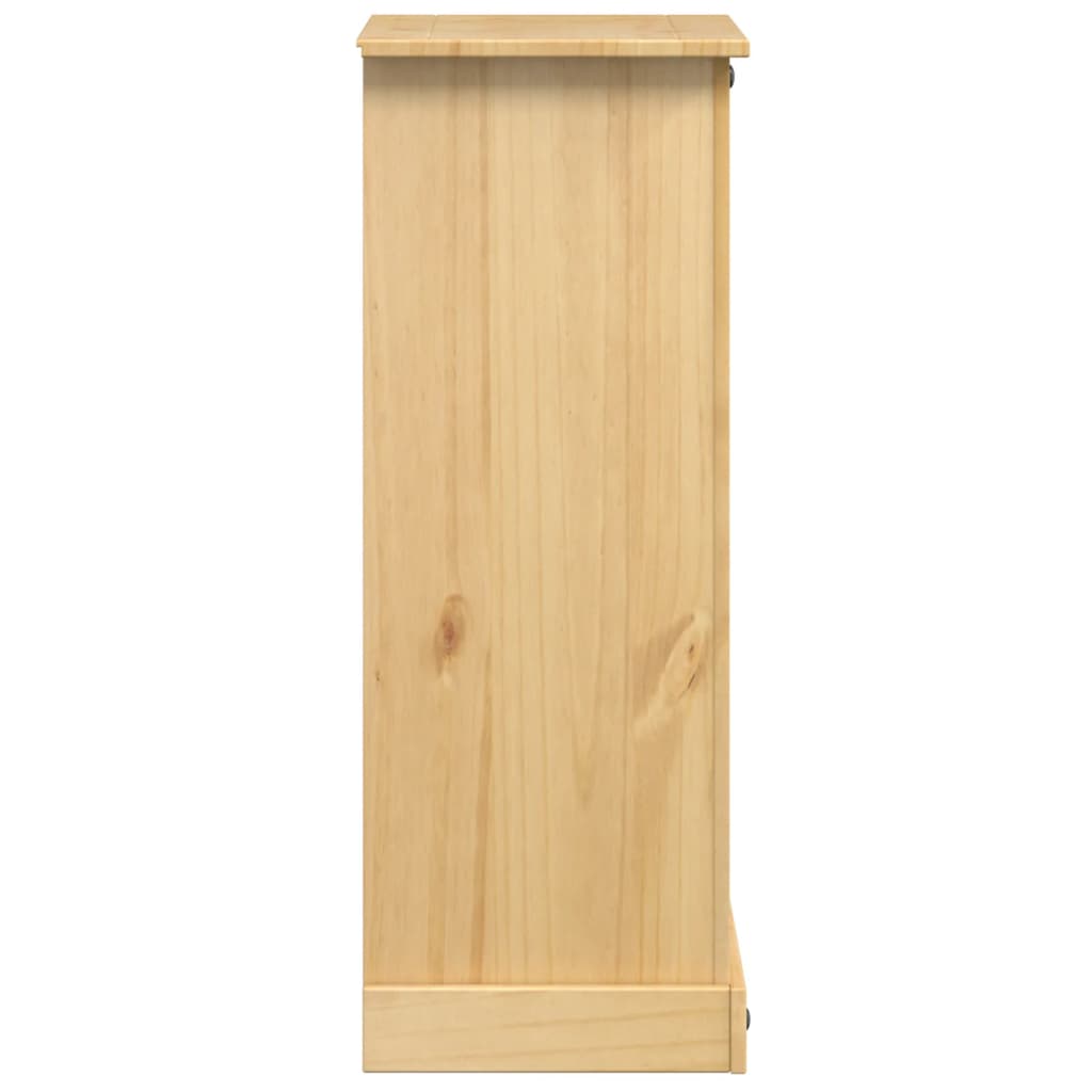 vidaXL Bedside Cabinet Corona 53x39x103 cm Solid Wood Pine 4