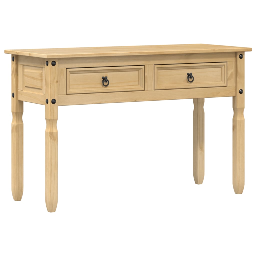 vidaXL Console Table "Corona" 115x46x73 cm Solid Wood Pine 2