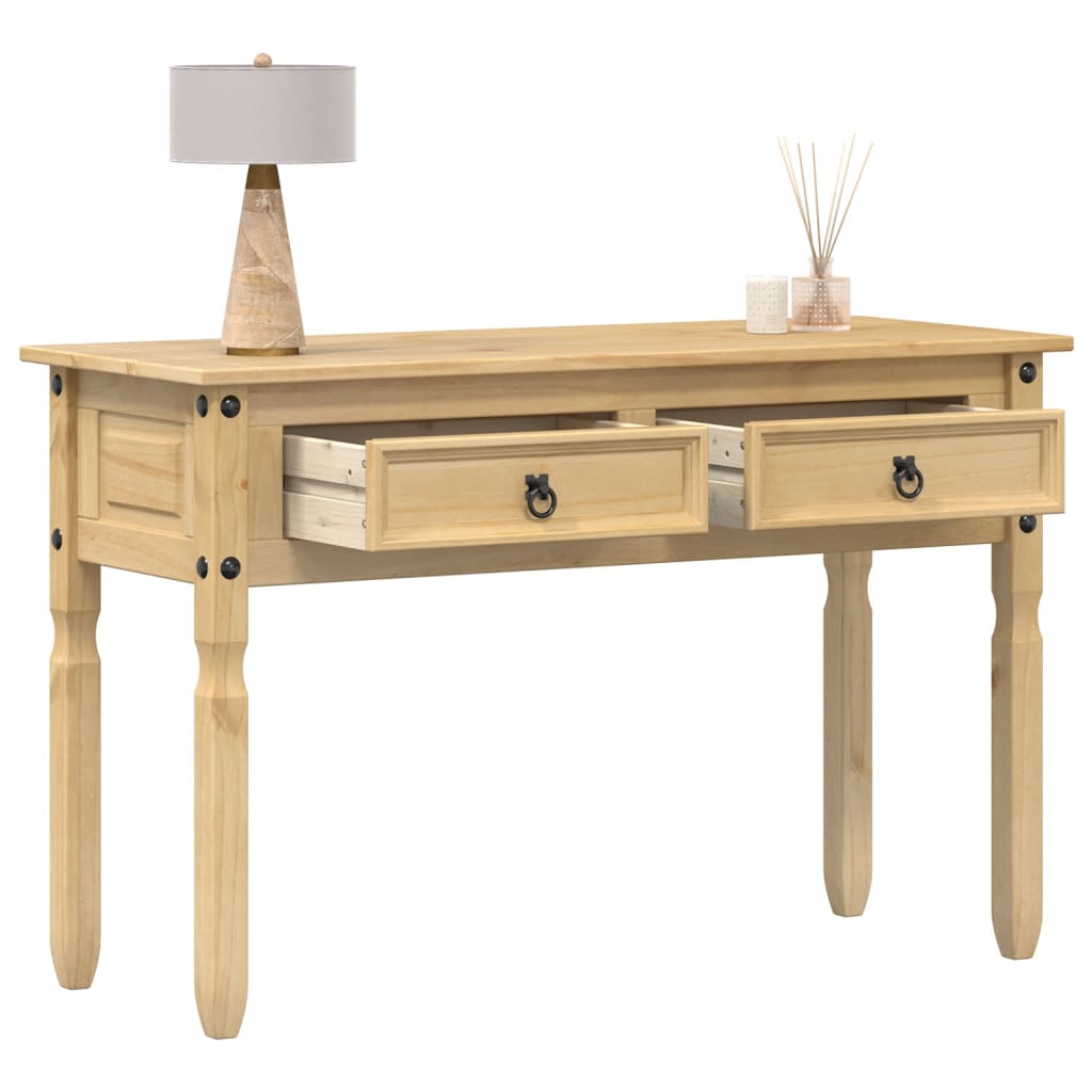 vidaXL Console Table "Corona" 115x46x73 cm Solid Wood Pine 1