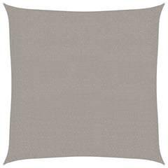 vidaXL Sunshade Sail 160 g/m² Square Light Grey 3x3 m HDPE 2