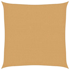 vidaXL Sunshade Sail 160 g/m² Square Sand 3.6x3.6 m HDPE 2