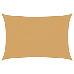 vidaXL Sunshade Sail 160 g/m² Rectangular Sand 4x6 m HDPE 2