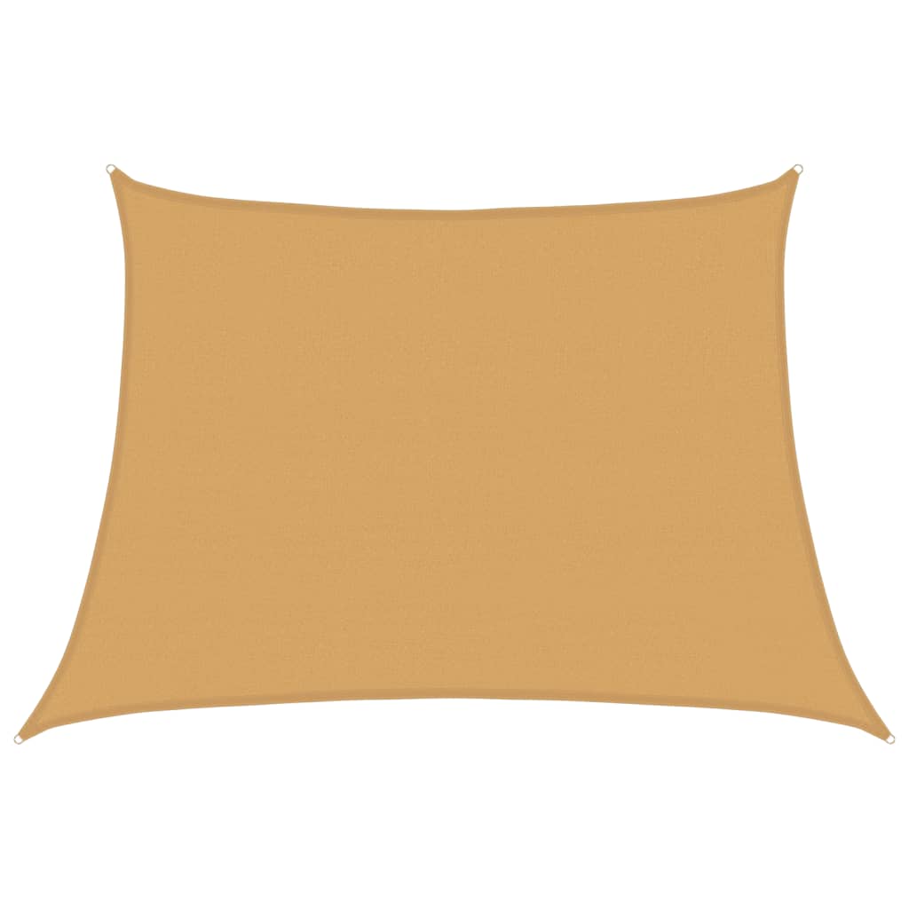 vidaXL Sunshade Sail 160 g/m² Trapezium Light Grey 4/5x3 m HDPE 2