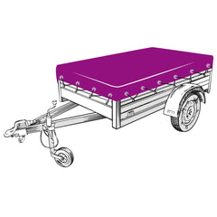 vidaXL Trailer Net Green 2.5x4 m HDPE 5
