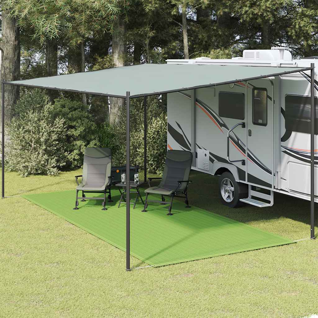 vidaXL Tent Carpet Light Green 250x500 cm HDPE 1