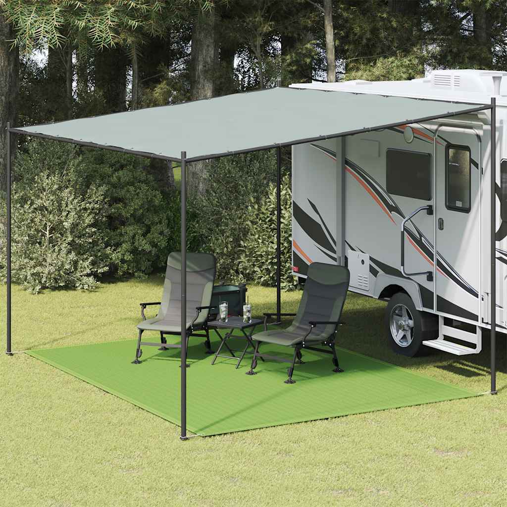 vidaXL Tent Carpet Light Green 300x400 cm HDPE 1