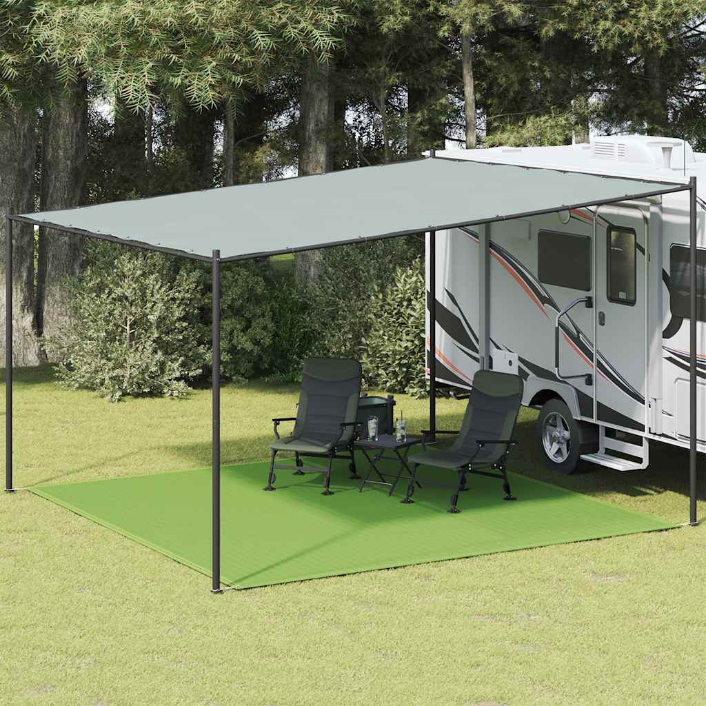 vidaXL Tent Carpet Light Green 400x400 cm HDPE 1