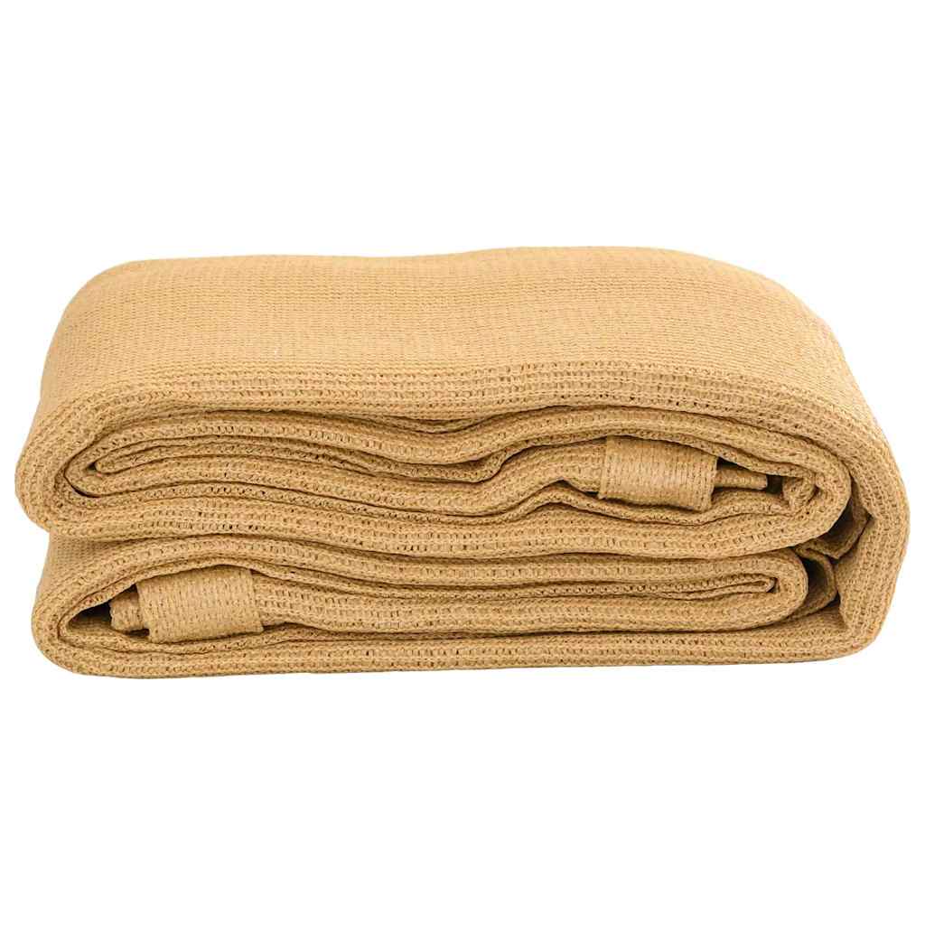 vidaXL Tent Carpet Sand 250x550 cm HDPE 3