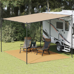vidaXL Tent Carpet Sand 300x400 cm HDPE 1