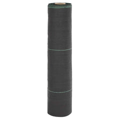 vidaXL Weed Membrane Black 0.5x150 m PP 1