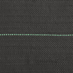 vidaXL Weed Membrane Black 1.5x10 m PP 5