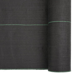 vidaXL Weed Membrane Black 1.5x10 m PP 6