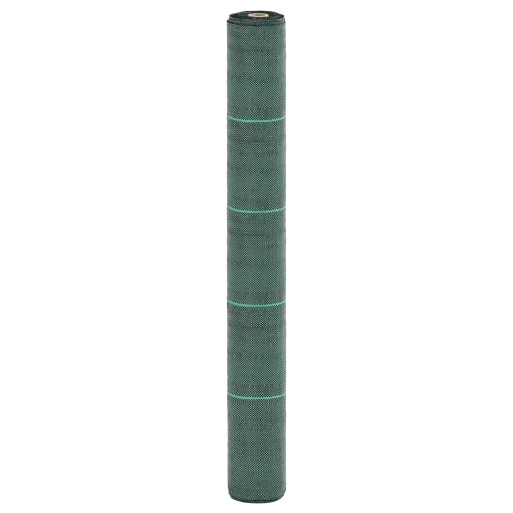 vidaXL Weed Membrane Green 1x100 m PP 1