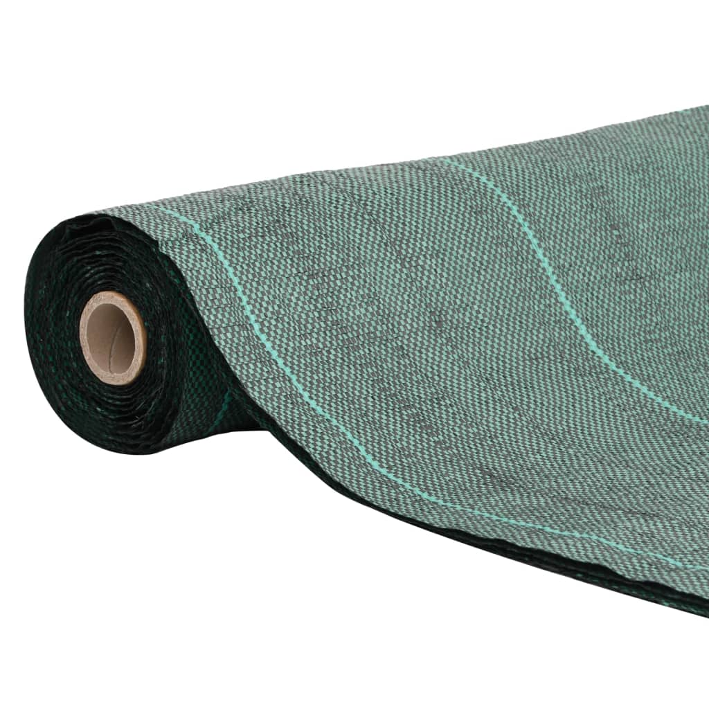 vidaXL Weed Membrane Green 1x100 m PP 2