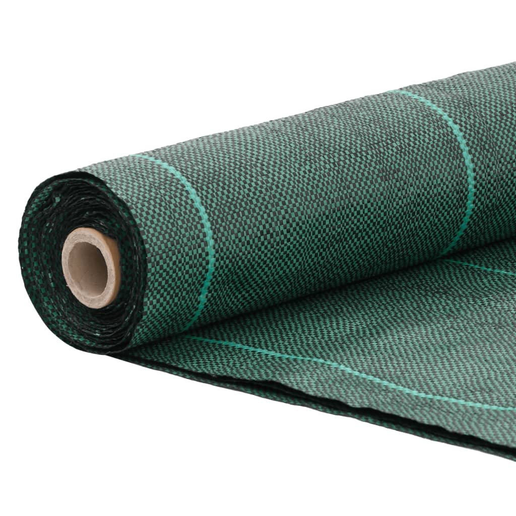 vidaXL Weed Membrane Green 1x200 m PP 3