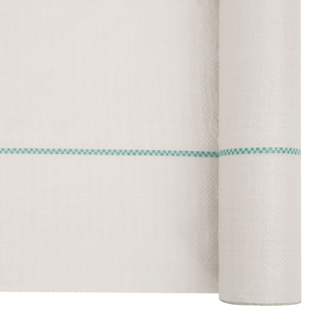 vidaXL Weed Membrane White 1x200 m PP 5