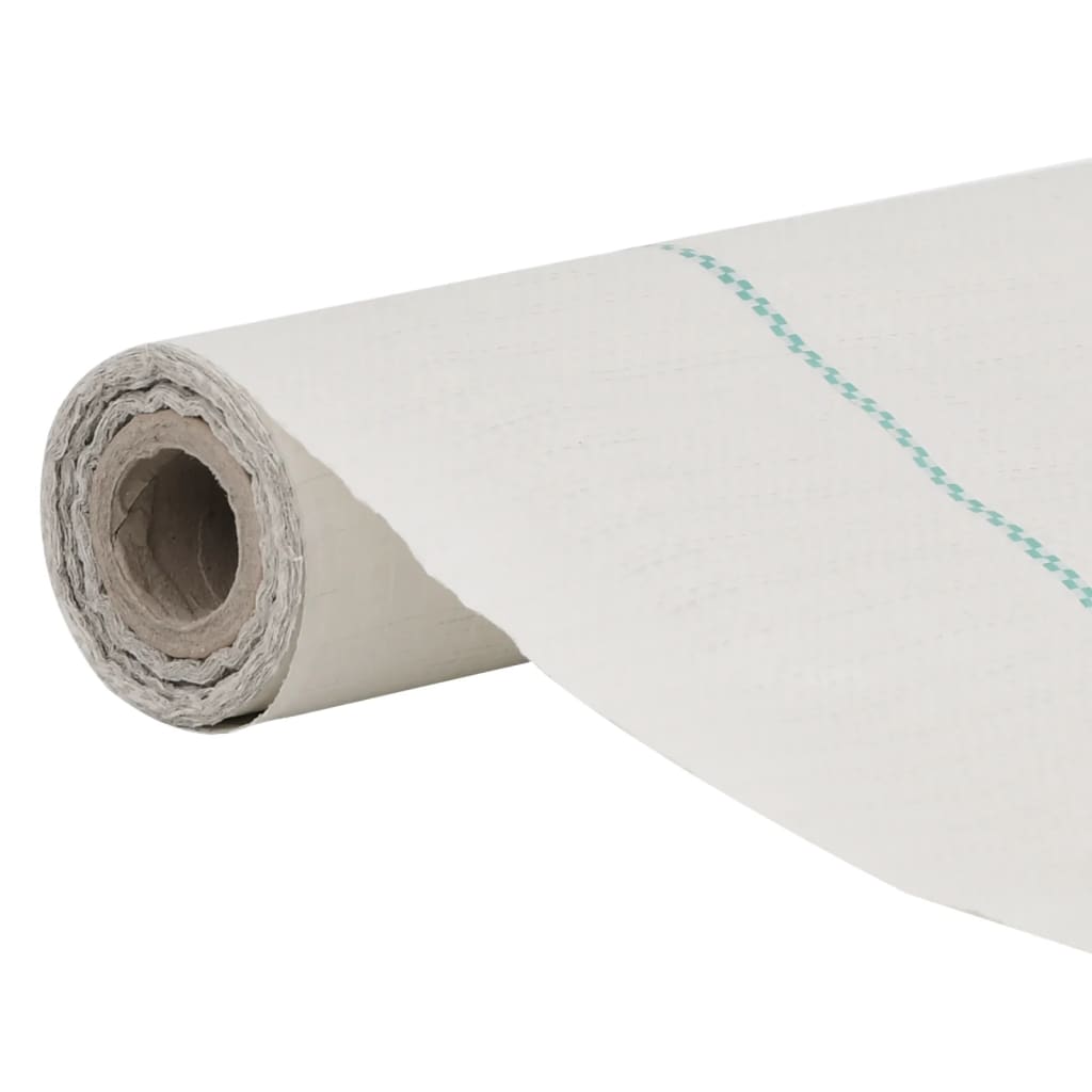 vidaXL Weed Membrane White 1.5x50 m PP 3