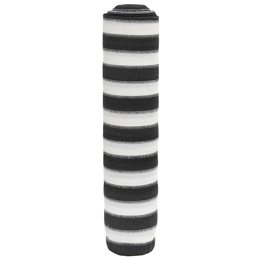 vidaXL Privacy Net Anthracite and White 1.8x25 m HDPE 195 g/m² 1