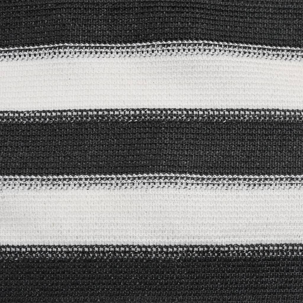 vidaXL Privacy Net Anthracite and White 1.8x25 m HDPE 195 g/m² 6