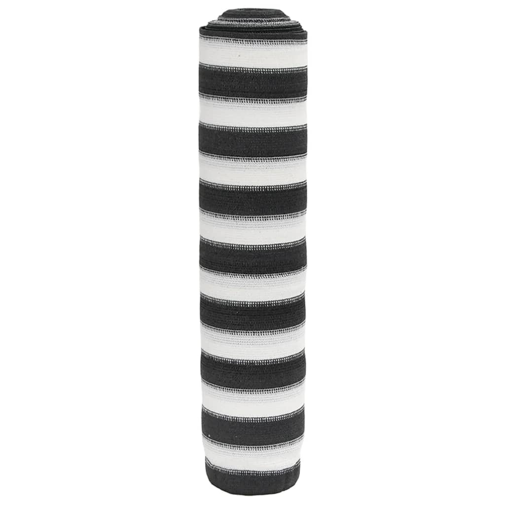 vidaXL Privacy Net Anthracite and White 2x10 m HDPE 195 g/m² 1