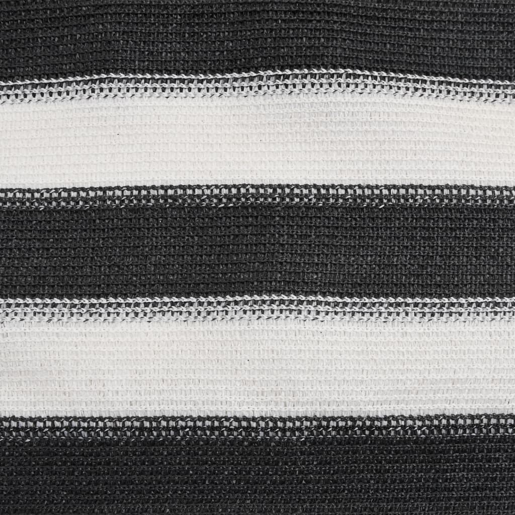 vidaXL Privacy Net Anthracite and White 2x50 m HDPE 195 g/m² 6