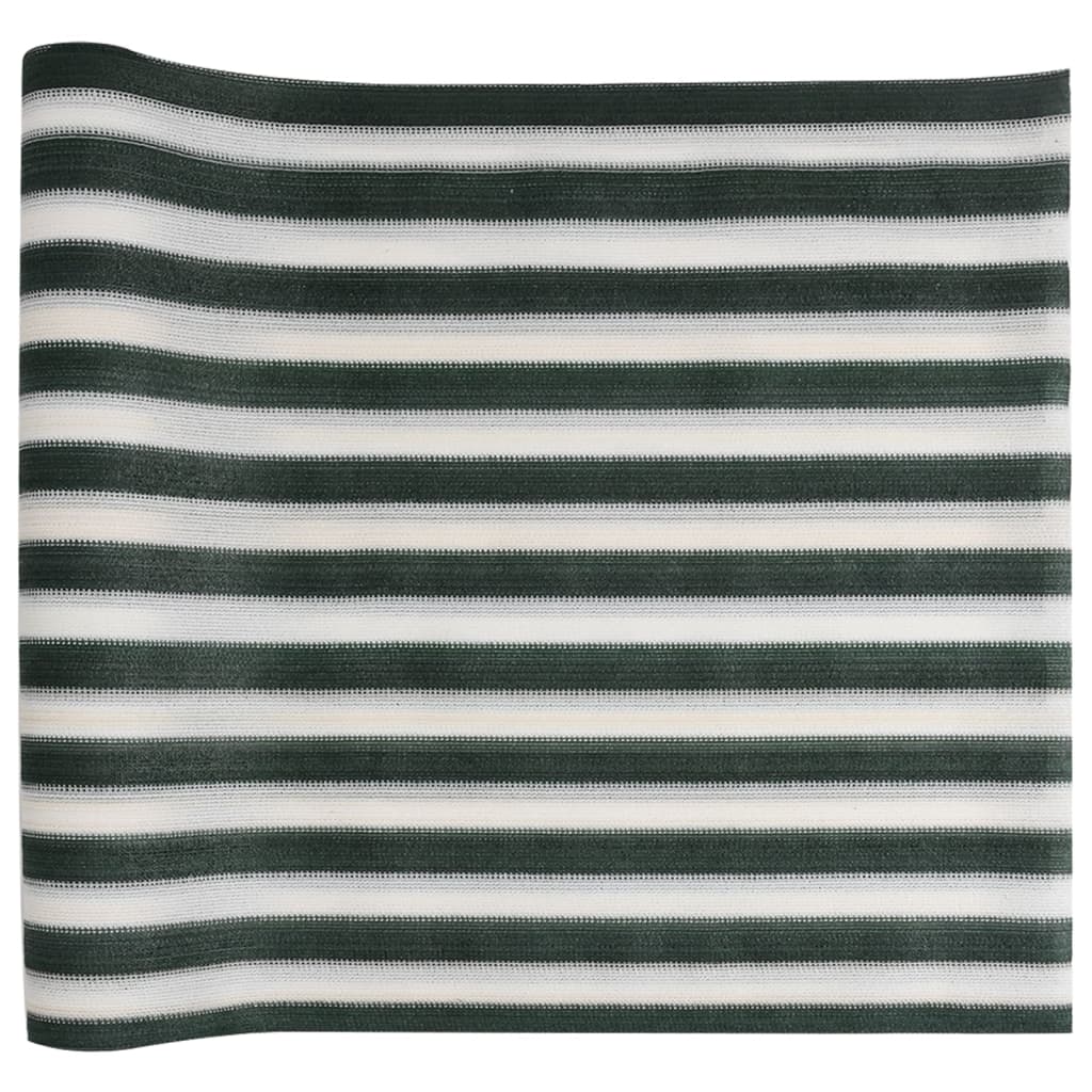vidaXL Privacy Net Green and White 1.5x25 m HDPE 195 g/m² 2