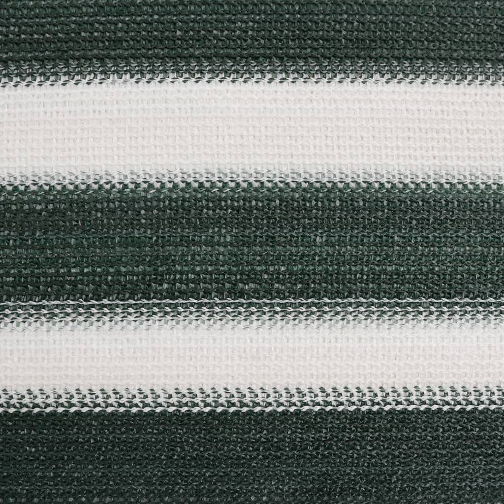 vidaXL Privacy Net Green and White 1.5x25 m HDPE 195 g/m² 5