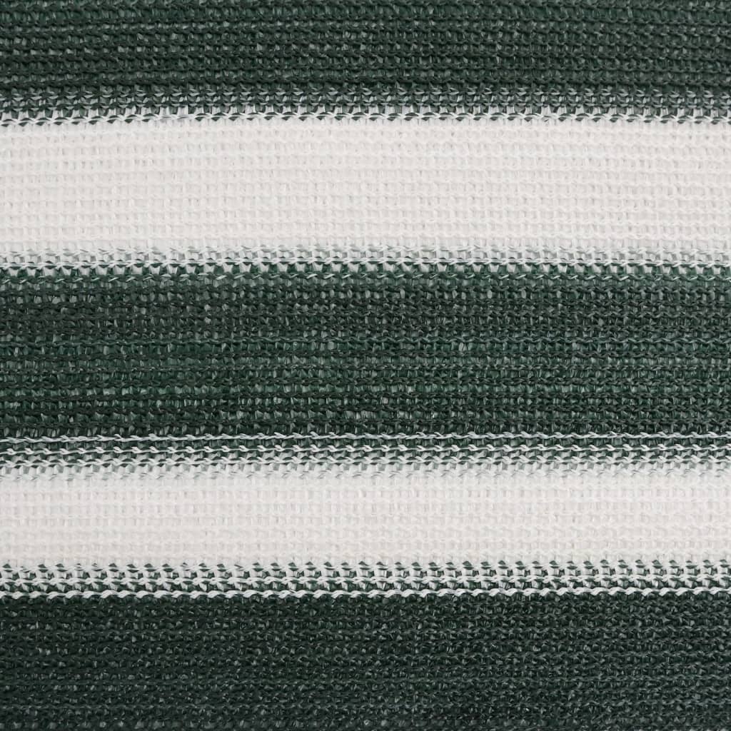vidaXL Privacy Net Green and White 1.8x10 m HDPE 195 g/m² 6