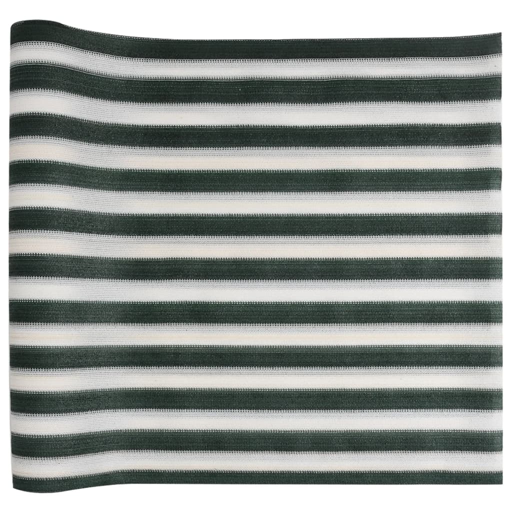 vidaXL Privacy Net Green and White 2x10 m HDPE 195 g/m² 2