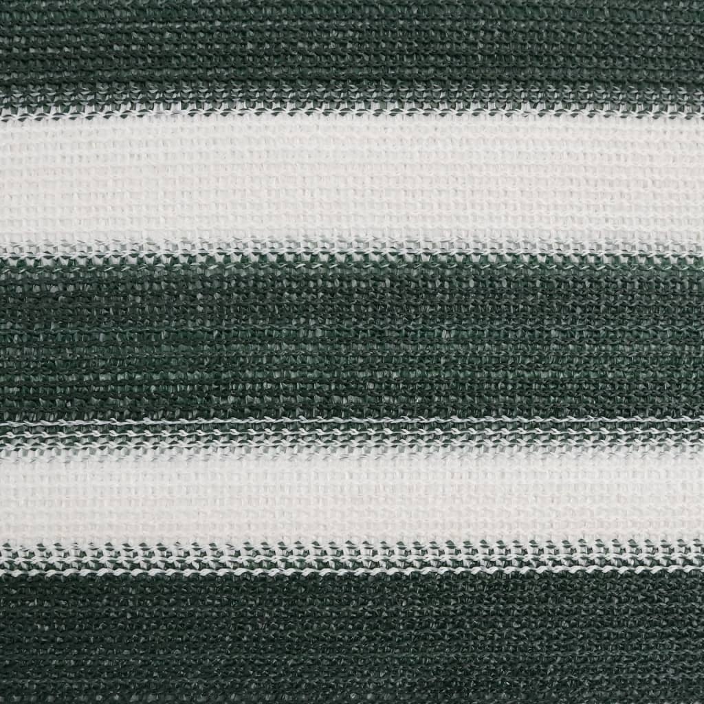 vidaXL Privacy Net Green and White 2x10 m HDPE 195 g/m² 6