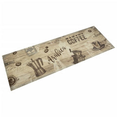vidaXL Kitchen Rug | Coffee Brown | Velvet_Top:100% Polyamide; Latex_Backing 1